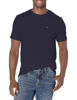 Picture of Tommy Hilfiger Men's Big & Tall Essential Short Sleeve Cotton Crewneck Pocket T-Shirt, Tommy Navy, 3X-Large Tall