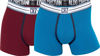 Picture of CR7 Men's 2-Pack Fashion Trunks, Organic Cotton Blend (Large) Red, Blue