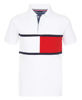 Picture of Tommy Hilfiger boys Short Sleeve Stretch Collared Polo Shirt, for Everyday Wear Or Dressing Up Shirt, White2, 16-18 US