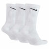 Picture of Nike Everyday Cushion Crew Training Socks, Unisex Socks with Sweat-Wicking Technology and Impact Cushioning (3 Pair), White/Black,Medium