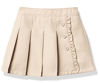 Picture of Nautica Girls' Big School Uniform Pleated Scooter, Khaki Ruffle, 16