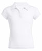 Picture of Nautica Girls Size' School Uniform Short Sleeve Performance Polo, White, 12-14 Plus