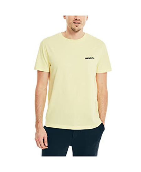 Picture of Nautica Men's Short Sleeve Crew Neck T-Shirt, Corn Solid, Small