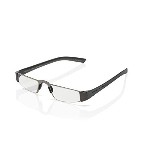 Picture of Porsche Design P8801 Eyeglasses 8801 F Men Frame Gun Metal, Silver 48mm,Power +2.50