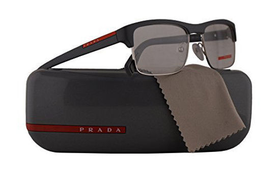 Picture of Prada PS06FV Eyeglasses Grey Rubber w/Demo Lens UFK1O1 VPS06F VPS 06F 54mm