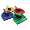 Picture of Soft Dustpan & Brush Set Colour: Blue. 220mm wide.