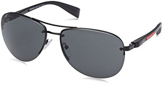 Picture of Prada Sport PS 56MS Sunglasses 1BO1A1 Black