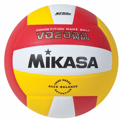 Picture of Mikasa Micro cell Volleyball, Scarlet/Gold/White