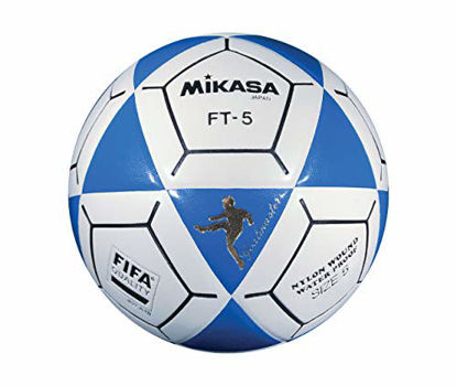 Picture of Mikasa FT5 Goal Master Soccer Ball, Blue/White, Size 5