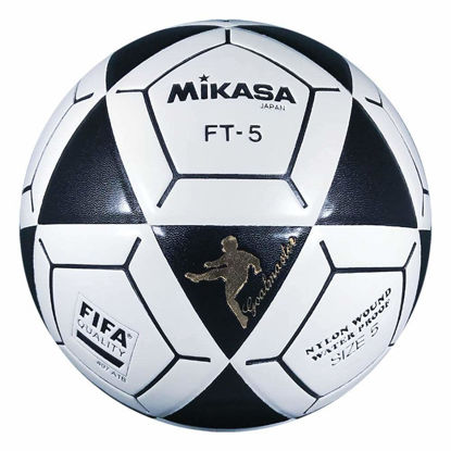 Picture of MIKASA FT5 Goal Master Soccer Ball, Black/White, Size 5