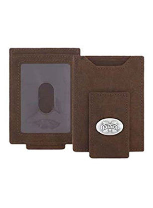 Picture of Mississippi State - Crazy Horse Leather Front Pocket Wallet