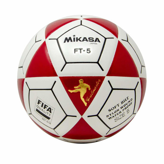 Picture of Mikasa FT5 Goal Master Soccer Ball, Red/White, Size 5