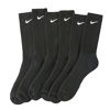 Picture of NIKE Unisex Performance Cushion Crew Socks with Bag (6 Pairs), Black/White, Medium