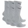 Picture of Nike Everyday Cushion Crew Socks, Unisex Nike Socks, Dark Grey Heather/Black, L (Pack of 6 Pairs of Socks)