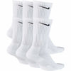 Picture of Nike Everyday Cushion Crew Socks, Unisex , White/Black, M (Pack of 6 Pairs of Socks)