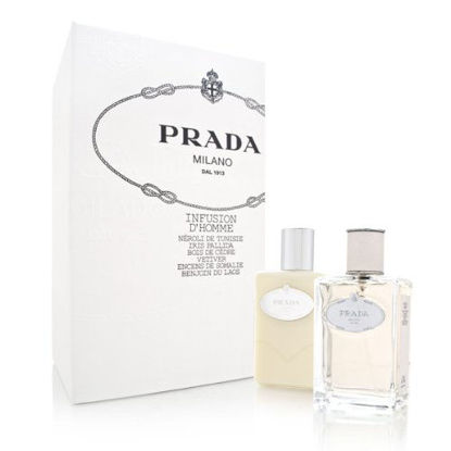 Picture of Prada Infusion D'Homme Set (Eau de Toilette Spray and Aftershave Balm)