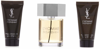 Picture of Yves Saint Laurent L'Homme Men Gift Set (Eau De Toilette Spray, After Shave Balm and All Over Shower Gel)