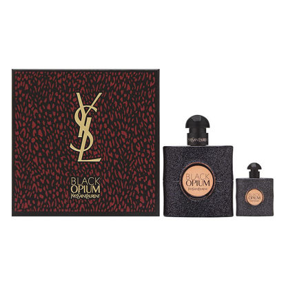 Picture of Yves Saint Laurent Yves Saint Laurent Black Opium for Women 2 Piece Travel Set (eau De Parfum Spray 1.6 Ounce + Eau De Parfum Spray 0.25 Ounce), 1.85 ounces