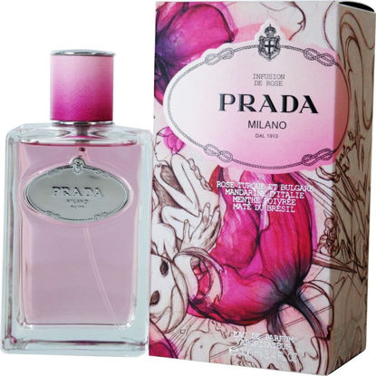 Picture of Prada Infusion de Rose Eau de Parfum Spray for Women, 3.4 Ounce