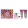 Picture of Versace Versace Bright Crystal 3oz EDT Spray, 3.4oz Perfumed Body Lotion, 3.4oz Perfumed Bath and Shower Gel, 5ml EDT Splash Mini Women 4 Pc Gift Set