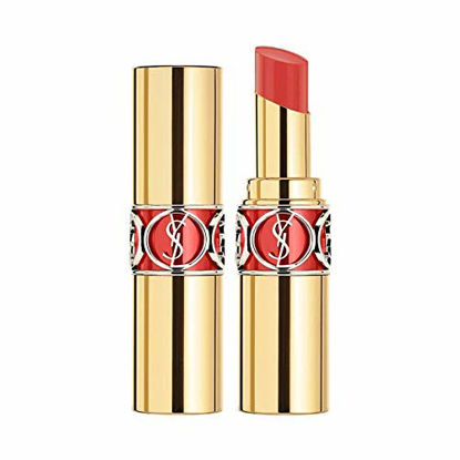 Picture of YVES SAINT LAURENT Rouge Volupté Shine Lipstick 0.15 oz. # 16 Orange Impertinent