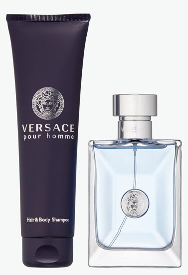 GetUSCart- Versace Pour Homme Men 2 pieces Gift Set (3.4 Oz Eau De Toilette  Spray / 5.0 Oz Hair and Body Shampoo