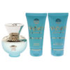 Picture of Versace Dylan Turquoise 1.7oz EDT Spray, 1.7oz-Perfumed Body Gel, 1.7oz Bath and Shower Gel Women 3 Pc Gift Set