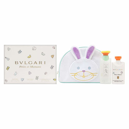 Picture of Bvlgari Petits et Mamans by Bvlgari 3 Piece Set Includes: 3.4 oz Eau de Toilette Spray + 2.5 oz Gentle Body Lotion + Toiletry Pouch