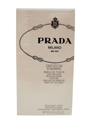 Picture of PRADA INFUSION D'HOMME by Prada for MEN: DEODORANT SPRAY 3.4 OZ