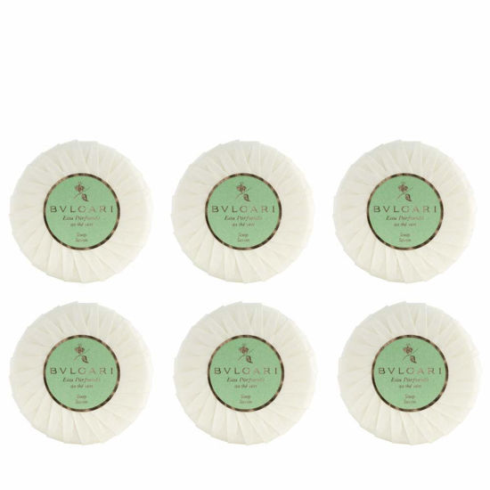 Picture of Bvlgari Au the Vert (Green Tea Soap) - 2.6oz/75 Grams Each - Set of 6