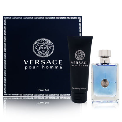 Picture of Versace Pour Homme Men Gift Set (Eau De Toilette Spray, Hair and Body Shampoo)