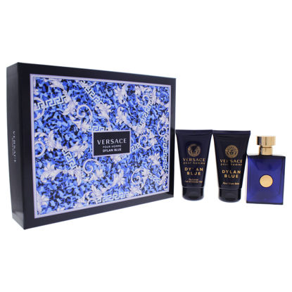 Picture of Versace 3 Piece Dylan Blue Eau de Toilette Spray Gift Set for Men