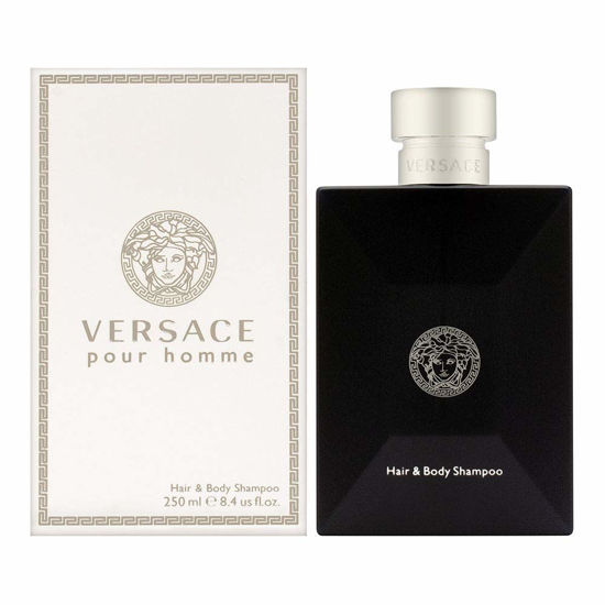 Picture of Versace Signature Pour Homme Hair and Body Shampoo 8.4 Ounces