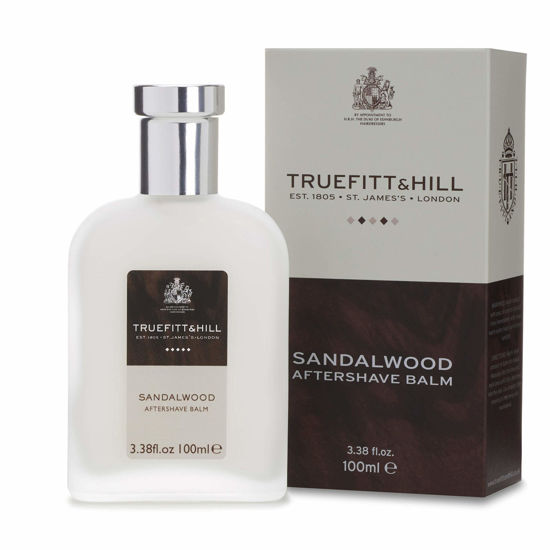 Picture of Truefitt & Hill Aftershave Balm - Sandalwood | Rich, Soothing Moisturiser for All Skin Types, 3.38 oz