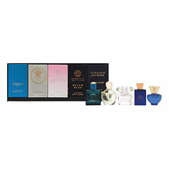 Picture of Versace Miniatures Collection Fragrance Set for Unisex, 5 Count