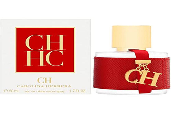 Picture of Carolina Herrera Ch Fragrance For Women - Fresh Floral Amber Scent - Top Notes Of Bergamot, Orange, Grapefruit And Juicy Melon - Floral Heart Notes - Ends With Tasty Base Notes - Edt Spray - 1.7 Oz