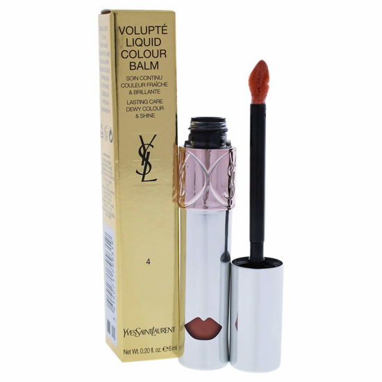 Picture of Yves Saint Laurent Volupte Liquid Colour Balm - 4 Spy On Me Nude, 0.2 Ounce