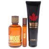 Picture of DSQUARED2 Wood Men 3 Pc Gift Set 3.4oz EDT Spray, 0.3oz EDT Spray, 5.0oz Bath and Shower Gel