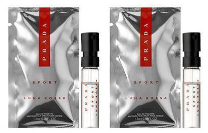 Picture of Prada Luna Rossa Sport Sample-Vials For Men, 0.05 oz EDTLot Of 2Free Name Brand Sample-Vials With Every Order