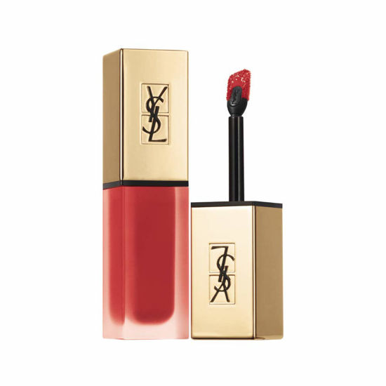 Picture of Yves Saint Laurent Tatouage Couture Liquid Matte Lip Stain 1 Rouge Tatouage for Women, 0.2 Ounce