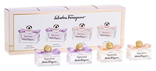 Picture of Salvatore Ferragamo 4 Piece Signorina Eau De Perfume Mini Set