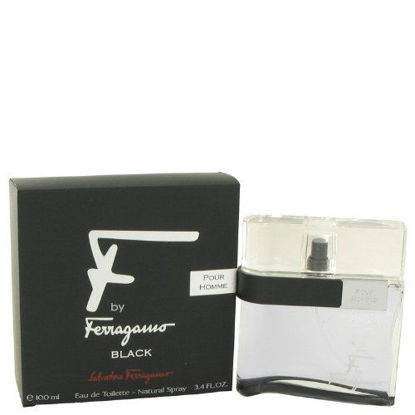 Picture of Ferragamo F Black Eau De Toilette Spray For Men, 3.4 Ounce