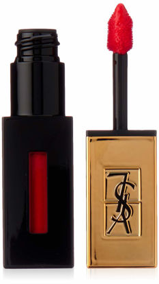 Picture of Yves Saint Laurent Rouge Pur Couture Vernis a Levres Glossy Stain Rouge Laque for Women, 0.2 Ounce