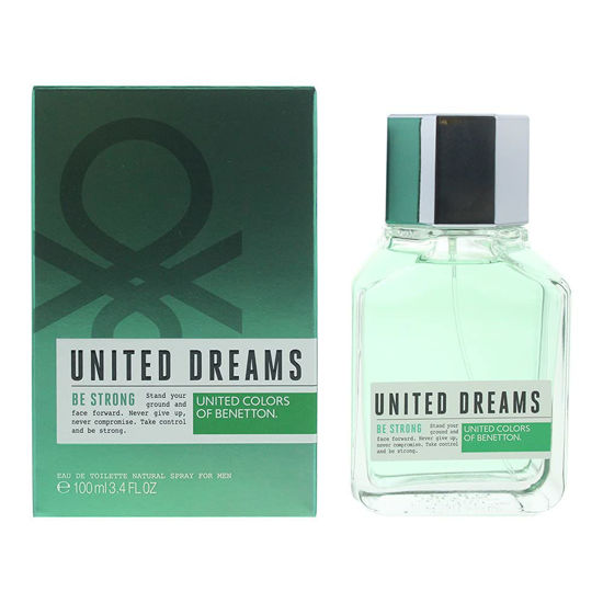 Picture of United Colors of Benetton United Dreams Eau de Toilette Spray for Men, Be Strong, 3.4 Ounce