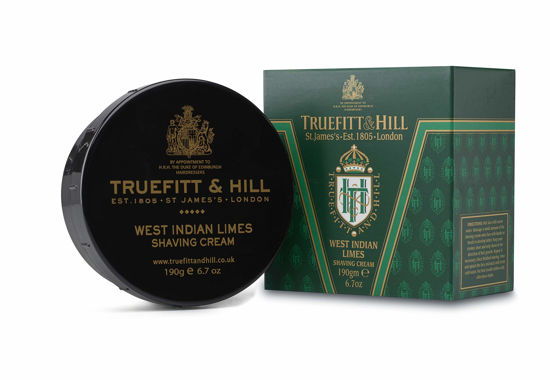 Picture of Truefitt & Hill Shaving Cream Bowl - West Indian Limes | Smooth Glide for Incredibly Close, Yet Comfortable Hydrating Shave, 6.7 ounces