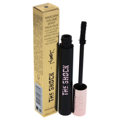 Picture of Yves Saint Laurent Volume Effet Faux Cils The Shock Mascara, No.01 Asphalt Black, 0.28 Ounce,740843/001