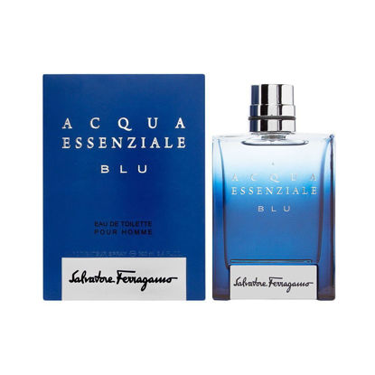 Picture of Salvatore Ferragamo Acqua Essenziale Blu Eau de Toilette Spray for Men, 1.7 Ounce