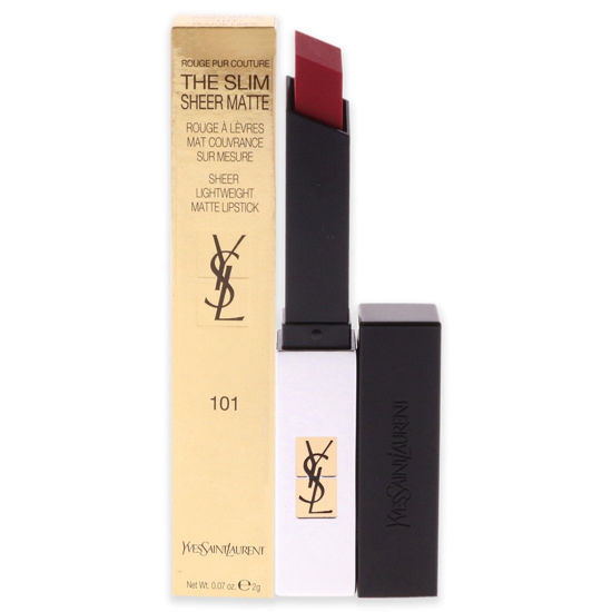 Picture of Yves Saint Laurent Rouge Pur Couture The Slim Sheer Matte Lipstick - 101 Rouge Women 0.07 oz