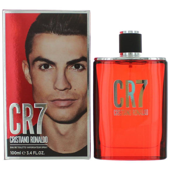 Picture of Cristiano Ronaldo CR7 Eau de Toilette Spray for Man, 3.4 Ounce, Red