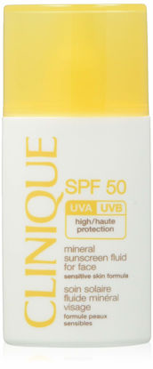 Picture of Clinique Spf 50 Mineral Sunscreen Fluid for Face, 1 Ounce